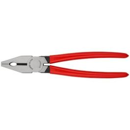 Knipex 03 01 250 Alicates Electricista Combinación Aislados para Cables y Tubos de 1.5cm, Acero/Plástico, Rojo, 250mm