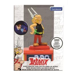 Lexibook LEX3380743110981 Despertador Digital Infantil Astérix con Luz Nocturna y Sonido 3D