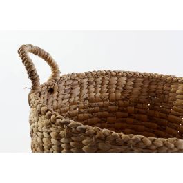 DKD Home Decor Cesta de Yute Marrón 38 x 41 x 38 cm Set de 4 Piezas Hecho a Mano Reciclable