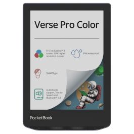 Pocketbook Verse Pro Lector de Libros Electrónicos E Ink Kaleido 3 Color, Pantalla Táctil 6", SMARTlight, IPX8, Bluetooth 5.4, 16GB, Color Stormy Sea Precio: 183.59000033. SKU: B1GHN9FE2P