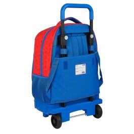Mochila Escolar con Ruedas Super Mario Rojo Azul (33 x 45 x 22 cm) Mochila Escolar con Ruedas Super Mario Rojo Azul (33 x 45 x 22 cm)