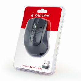 Gembird MUSW-4B-04 Ratón Inalámbrico RF Óptico Ambidextro Oficina 1600 DPI 4 Botones Negro