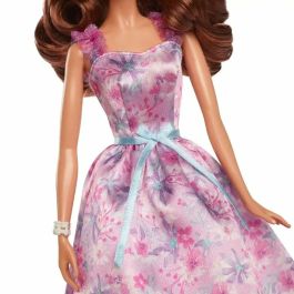 Barbie HRM54 Muñeca Deseos de Cumpleaños 2024 Morena Vestido Rosa Lila Estampado Floral Falda Tul Bordado +6 Años Barbie HRM54 Muñeca Deseos de Cumpleaños 2024 Morena Vestido Rosa Lila Estampado Floral Falda Tul Bordado +6 Años