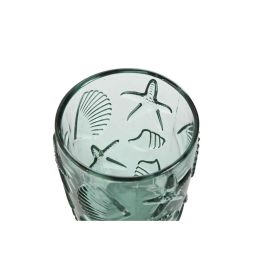 DKD Home Decor Vaso Mediterraneo Turquesa, Set de 6 Vasos de Cristal de 290ml, Apto Microondas y Lavavajillas DKD Home Decor Vaso Mediterraneo Turquesa, Set de 6 Vasos de Cristal de 290ml, Apto Microondas y Lavavajillas