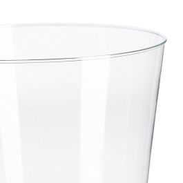 Jarrón Transparente Cristal Decoración 24 X 24 X 35 cm