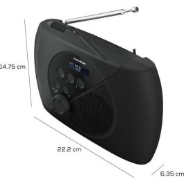 Thomson AAAYF54173 Radio DAB/FM Digital Portátil Gris y Negro con Sintonizador PLL y Pantalla LCD