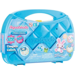 Aquabeads Estuche de Iniciación con 900 Perlas de Colores y Estrellas para Niños a Partir de 4 Años