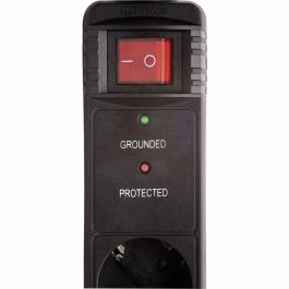 GEMBIRD SPG5-C-15 Limitador de Tensión Negro 5 Salidas AC 250 V 4,5 m