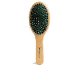 IDC INSTITUTE Cepillo Ovalado Doble Cerda Desenredante Portátil para Todo Tipo de Cabello - Anti Puntas Abiertas Precio: 3.50000002. SKU: B13WRGDK88