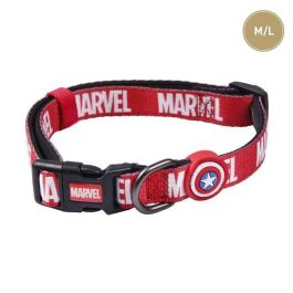 Cerdá Collar Premium Marvel para Perros Rojo Talla M-L