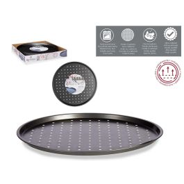 Bandeja para Horno Pizza Kinvara 33x33 cm, Acero Carbono, Antiadherente (24 Unidades) Precio: 52.69000055. SKU: B1DFAV9YK6