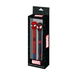 Marvel Spiderman Pack Lápiz Eternal sin Tinta + Boli Gel Borrable Peter Rojo, punta metálica para escritura suave sin recambios Precio: 9.5900002. SKU: B1HJG79WQ7