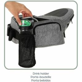 Dreambaby DRE9312742424718 Portabebés Asiento de Cadera Up & Go Gris