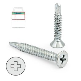 Blister Tornillo Broca Cabeza Plana Din 7504-P Cincado Larg.R/Chapa 13Mm Ø Rosca Chapa 3.5Mm Buarfe Precio: 0.99000022. SKU: B1CQM9B595