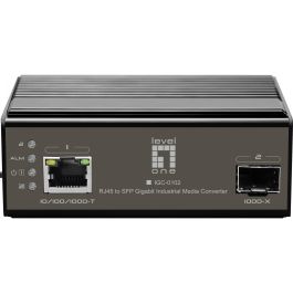 LevelOne IGC-0102 Conversor de Medios Industrial 10/100/1000T a 1000SX SFP, 1000 Mbit/s, Montaje Carril DIN Precio: 138.95000031. SKU: B1JV8S8JFE