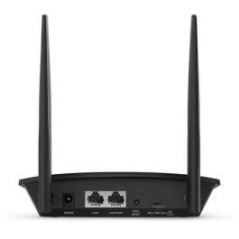 TP-Link TL-MR100 Router 4G Inalámbrico Banda Única (2.4 GHz) Wi-Fi 4 300 Mbps Ethernet Rápido Negro