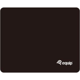 Equip 245011 Alfombrilla de Ratón, 180x220x3mm, Base Antideslizante, Nylon/Caucho, Negra. Óptima para Todos los Tipos de Ratón.
