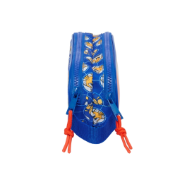 Portatodo Doble Sonic Prime Azul 21 x 8 x 6 cm