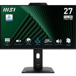 MSI PRO MP272PMG Monitor 27" Full HD 1920x1080 LCD IPS 120Hz 4ms VESA Negro 9S6-3PD99T-006 Precio: 165.5000006. SKU: B1EKW6KQRN