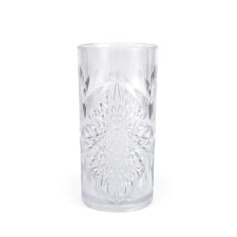 La Mediterranea Vaso de Whisky Star Alto, 620 ml - Ideal para Servir Bebidas Espirituosas - 15,9 cm de Alto y 7,9 cm de Diámetro (24 Unidades)