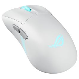 Asus ROG Keris II Origin WHT Ratón Gaming Mano Derecha RF Wireless + Bluetooth + USB Óptico 42000 DPI Blanco 90MP04A0-BMUA10