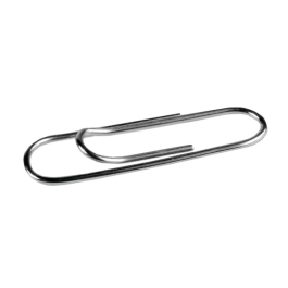 Q-connect Clips niquelados nº1 20 mm caja de 100 unidades