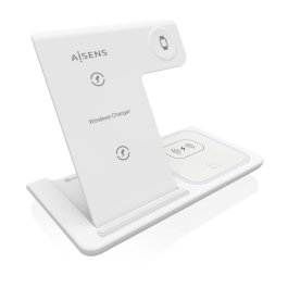 Aisens Cargador Inalámbrico USB-C 3 en 1 15W para Móvil, Apple Watch y Auriculares, Blanco Precio: 17.5000001. SKU: B1BAZA3833