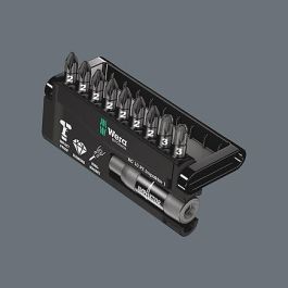 Wera 05057684001 Bit-Check 10 PZ Impaktor 1, juego de 9 puntas Pozidriv PZ 2 y PZ 3, 25mm