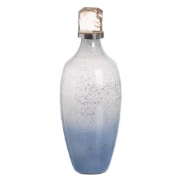 Botella Azul Plateado Resina Cristal 12 x 12 x 33 cm Decorativa Precio: 42.9550000363. SKU: B1E59EVPJV