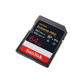 Sandisk Extreme PRO Tarjeta SDXC de 64GB UHS-II Clase 10 V90, Velocidad Lectura 300 MB/s, Escritura 300 MB/s