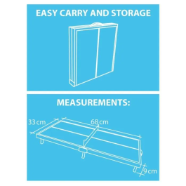 Talbot Torro Mini mesa de ping pong juego rápido en formato pequeño