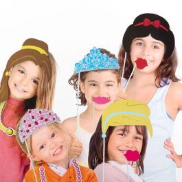 Accesorios Princesa para Fotos Divertidas (pack de 12) Accesorios Princesa para Fotos Divertidas (pack de 12)