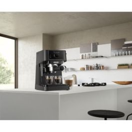 De'Longhi EC235.BK Máquina de espresso Solo con boquilla de vapor para capuchino, compatible con ESE 1 y 2 tazas - Negro