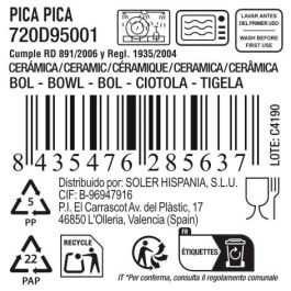 La Mediterranea Bol Aperitivo Ass.Col 12x4.2 cm "Pica-Pica" (24 Unidades)