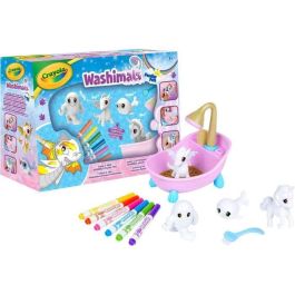 Crayola Washimals Peculiar Pets Sanctuary, Kit de Juego con 4 Animales Fantásticos para Colorear y Lavar, Edad 3+