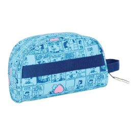 Neceser de Viaje Snoopy Love Azul claro 26 x 16 x 9 cm