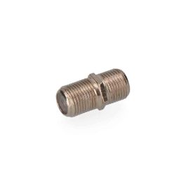 Edm Conector empalmador "f" macho-macho parabolica, acero inoxidable, 6.5 mm, cromado Precio: 1.49999949. SKU: S7916816