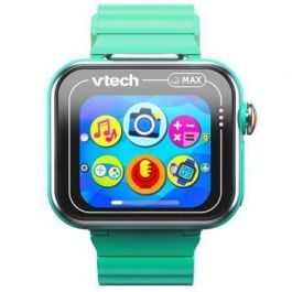 VTech Kidizoom Smartwatch Max Reloj Inteligente Infantil con Doble Cámara, Juegos y Notificaciones, Color Aguamarina