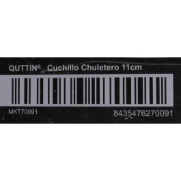 Cuchillo Chuletero Quttin Bull 11 cm (4 Unidades) Cuchillo Chuletero Quttin Bull 11 cm (4 Unidades)