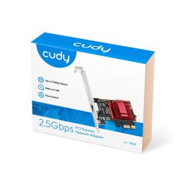 Cudy PE25 adaptador y tarjeta de red Interno Ethernet Cudy PE25 adaptador y tarjeta de red Interno Ethernet