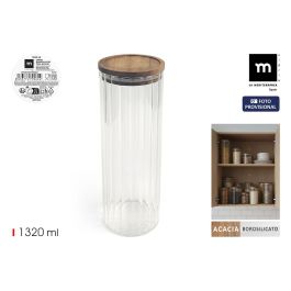 Inde Tarro Boro Ottico T/Acacia Red. 1320 ml (9.2x9.2x25.7 cm) - La Mediterran (12 Unidades) Precio: 53.5304. SKU: B16SRQ7JP3