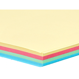 Liderpapel Papel Color A4 80gr Paquete 100 Hojas 4 Colores Surtidos