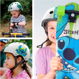 Disney Casco STITCH DIS3496276261028 Circunferencia 53/57cm Ventilación Interna Espuma Comodidad