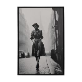 Cuadro Impresión 2/M Negro Madera 40 X 3 X 60 cm