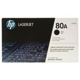 HP Toner Negro Laserjet M401 nº80A 2.700 Pag. HP Toner Negro Laserjet M401 nº80A 2.700 Pag. Precio: 135.88999985. SKU: S0436749