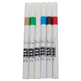 CYP BRANDS The Elf On The Shelf - Bolas de Navidad para Pintar y Decorar con 6 Rotuladores y Gemas - 4 Bolas - +3 Años