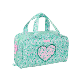 Neceser de Viaje Safta Cuore Menta 31 x 14 x 19 cm Precio: 19.89000057. SKU: B1K44NG7CW