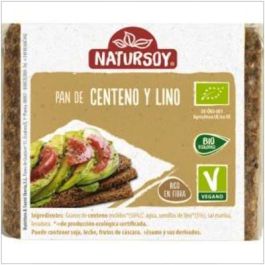 NATURSOY Pan de Centeno y Lino 500Gr. Pan Vegano con Granos Integrales de Centeno y Semillas de Lino Ecológicas Precio: 4.49999992. SKU: B1HT58RPYL
