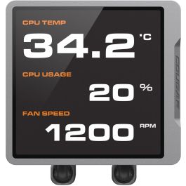 Cougar Refrigeración Líquida CPU Poseidon Vistek Pro 360 ARGB, Sistema de refrigeración líquida todo en uno para Procesador, 12 cm, Negro