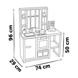 Cocina loft con 32 accesorios y muchas funciones de juego. 95,7x74x29,2 cm Cocina loft con 32 accesorios y muchas funciones de juego. 95,7x74x29,2 cm